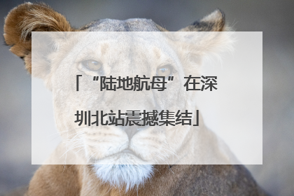 “陆地航母”在深圳北站震撼集结